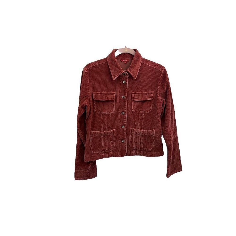 Sundance Corduroy Burnt Red Vintage Jacket Size Small